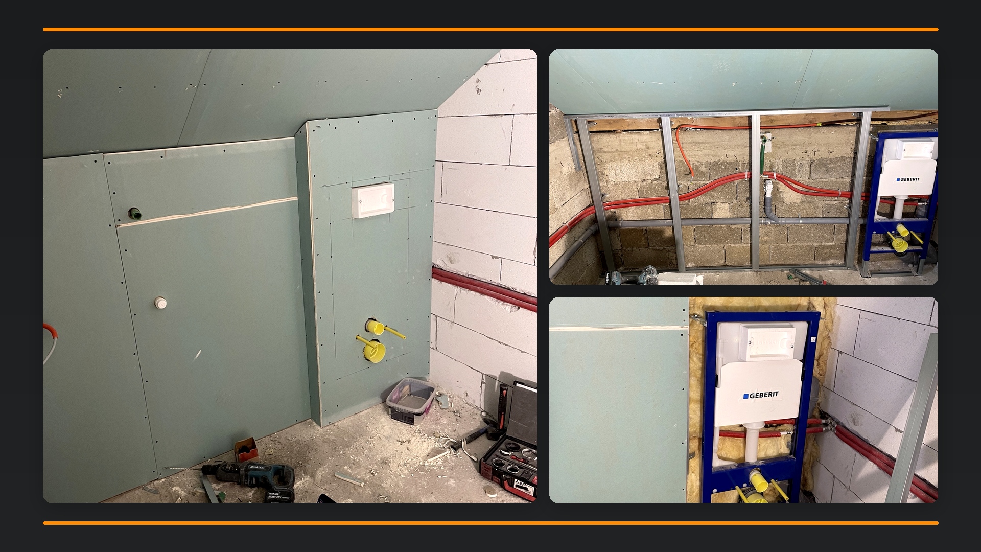 Knauf obloga kupaonice i sanitarne instalacije u fazi pripreme – suha gradnja Osijek